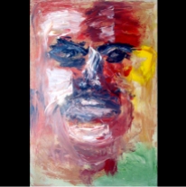 Blood Sweat, Oil on canvas, 24"x48" 2006
